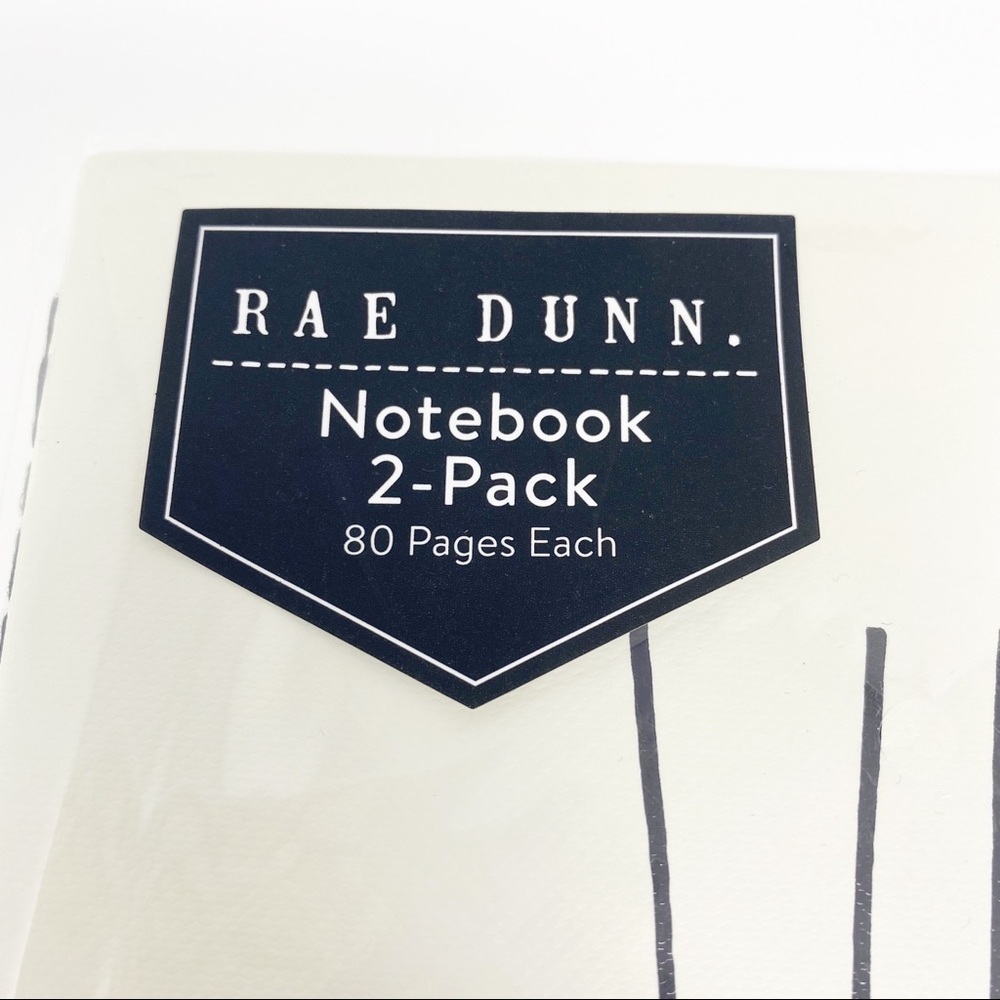 NEW RAE DUNN WRITE and EXPLORE 2-Pack Notebooks - Picture 2 of 2